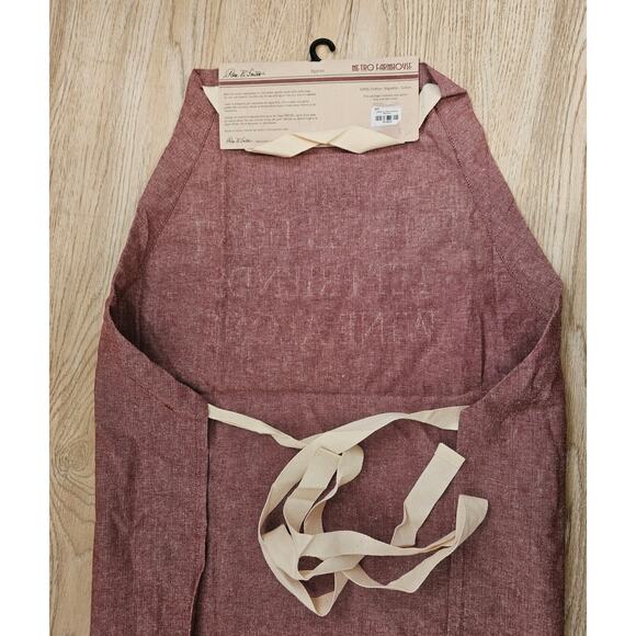 Wine Themed Apron: Friends Don't Let Friends Wine Alone - Wine Inspired Humor - Picture 2 of 4